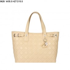 Geantă de umăr Dior Panarea mare, piele de miel, culoarea caisă (hardware auriu) 9626