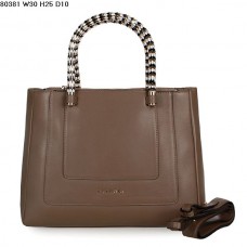 Bvlgari New Hand Carry Serpenti Ferrari Geantă din piele kaki 80381 Bvlgari New Hand Carry Serpenti Ferrari Geantă din piele kaki 80381