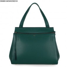 Geantă Celine EDGE din piele de vițel verde 26938