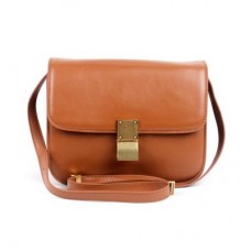 Geantă Celine Clasp Classic Box Medium Apricot