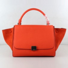 Genți Celine Classic Orange Suede din piele Genți Celine Classic Orange Suede din piele