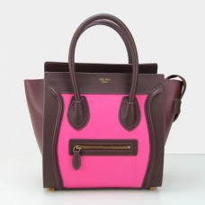 Geantă Celine Medium Luggage Tote Rose Wine