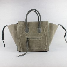 Genți Celine Boston Gray Square Suede Genți Celine Boston Gray Square Suede