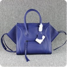 Genți Celine din piele de vițel Boston Square albastre indigo Genți Celine din piele de vițel Boston Square albastre indigo