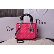 Geantă Dior Lady din piele de miel imitație AAA roșie Geantă Dior Lady din piele de miel imitație AAA roșie