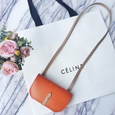 Geantă Celine cu curea portocalie Palmelato