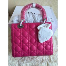 Geantă de mână replica Dior Lady Totes din piele roșie Geantă de mână replica Dior Lady Totes din piele roșie