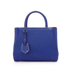 Geantă de cumpărături Fendi 2Jours Mini Albastru Cobalt