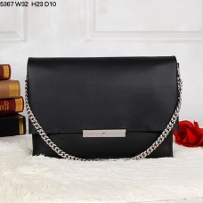 Geantă de umăr Celine Blade Flap din piele de vițel neagră 5367