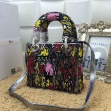 Geantă de damă Dior Lady imitație fierbinte din piele de șarpe