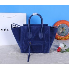 Genți Celine Royal Blue Boston Suede Genți Celine Royal Blue Boston Suede