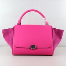 Genți Celine Classic Neon Pink Suede Leather Genți Celine Classic Neon Pink Suede Leather