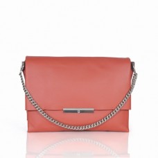 Geantă de umăr Celine Blade Flap Original din piele, culoare pepene verde 3078A