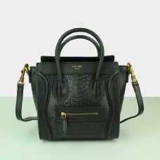Genți Celine Small Luggage Tote Black Snake Genți Celine Small Luggage Tote Black Snake