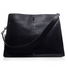Geantă de umăr Celine Original din piele neagră 3355 Geantă de umăr Celine Original din piele neagră 3355