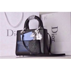Geantă de damă replică Dior din piele naturală neagră
