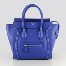 Celine Bagaj Mediu Tote Albastru Neon Genți
