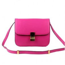Geantă Celine Clasp Classic Box Medium Rose