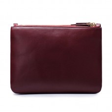 Geantă Celine Trio Crossbody Large din piele de vițel vișinie Geantă Celine Trio Crossbody Large din piele de vițel vișinie