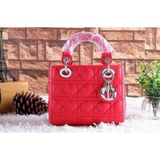Replica Dior Lady Default Lambskin Red Replica Dior Lady Default Lambskin Red