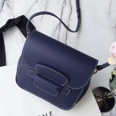 Geantă Celine cu bandă tip crossbody bleumarin