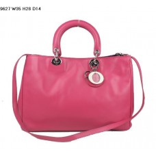 Geantă Dior Diorissimo din piele Nappa culoarea piersicii (hardware argintiu) 9627 Geantă Dior Diorissimo din piele Nappa culoarea piersicii (hardware argintiu) 9627