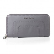 Portofel din piele cu fermoar Bvlgari Serpenti Original, kaki, 201301