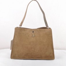 Geantă Celine EDGE din piele întoarsă, culoare kaki, 309