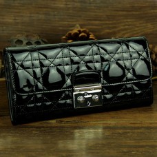 Portofel Dior cu clapă 9002 Negru Portofel Dior cu clapă 9002 Negru