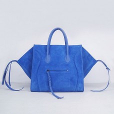 Genți Celine Boston Suede albastre