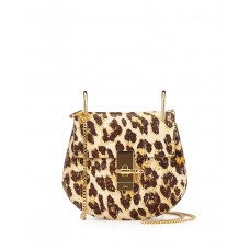 Geantă de umăr Chloe Drew Mini Leopard