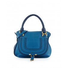 Geantă medie Chloe Marcie, culoare cobalt