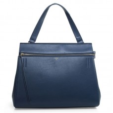 Geantă Celine EDGE Original din piele, albastru închis 3405