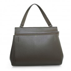Geantă Celine EDGE Original din piele, kaki 3405