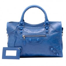 Balenciaga Giant Brogues City Bleu Cobalt