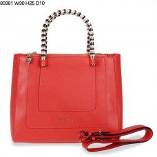 Geantă de mână Bvlgari New Hand Carry Serpenti Ferrari din piele, roșu pepene verde 80381 Geantă de mână Bvlgari New Hand Carry Serpenti Ferrari din piele, roșu pepene verde 80381