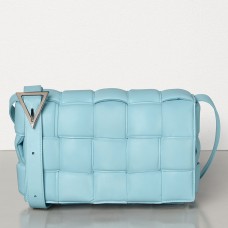 Geanta Caseta Captusita Bottega Veneta Din piele de vitel Topazio