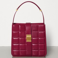 Geantă Marie Captusă Bottega Veneta Din Hârtie Amaranto Vițel