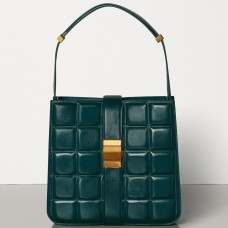 Geantă Bottega Veneta Padded Marie din piele de vițel verde