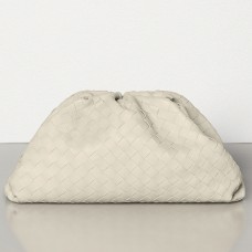 Pocheta Bottega Veneta Poșta Din piele Intrecciato Gips Pocheta Bottega Veneta Poșta Din piele Intrecciato Gips