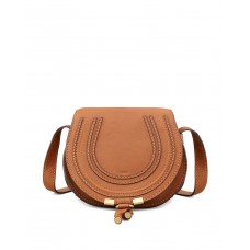 Geantă mică crossbody Chloe Marcie, maro deschis