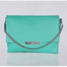Geantă de umăr Celine Blade Flap Original din piele, verde 3078A