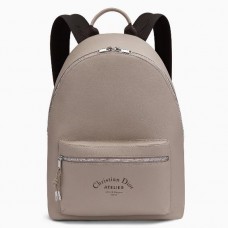 Rucsac Dior Rider din piele de vițel bej