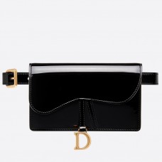 Geantă Dior Saddle Belt din piele neagră