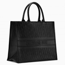 Geantă tote Dior Oblique din piele de vițel cu relief Geantă tote Dior Oblique din piele de vițel cu relief