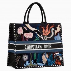 Geantă Dior Book Tote în model multicolor Water Element pictată manual Geantă Dior Book Tote în model multicolor Water Element pictată manual