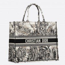Geantă Dior Book În Motiv Toile de Jouy Carnivora