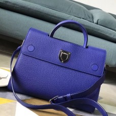 Geantă tote Dior Diorever din piele de vițel albastră Geantă tote Dior Diorever din piele de vițel albastră