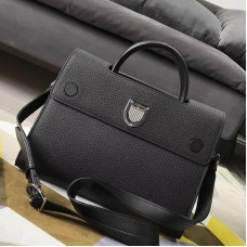 Geantă tote Dior Diorever din piele de vițel neagră Geantă tote Dior Diorever din piele de vițel neagră