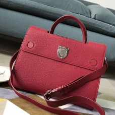 Geantă tote Dior Diorever din piele de vițel roșie Geantă tote Dior Diorever din piele de vițel roșie